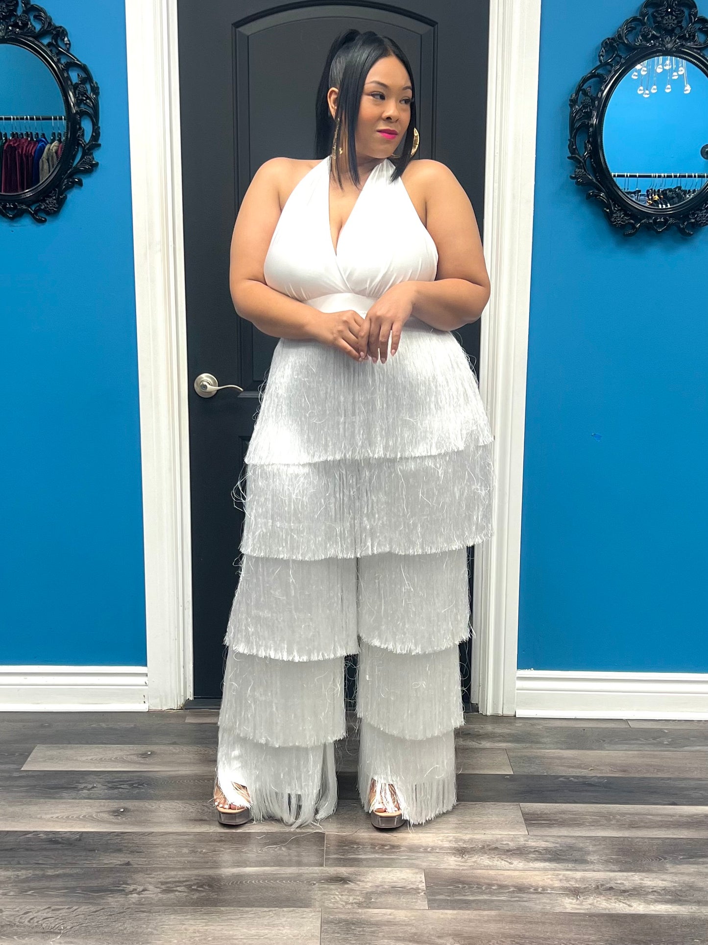 White Alexus Jumpsuit