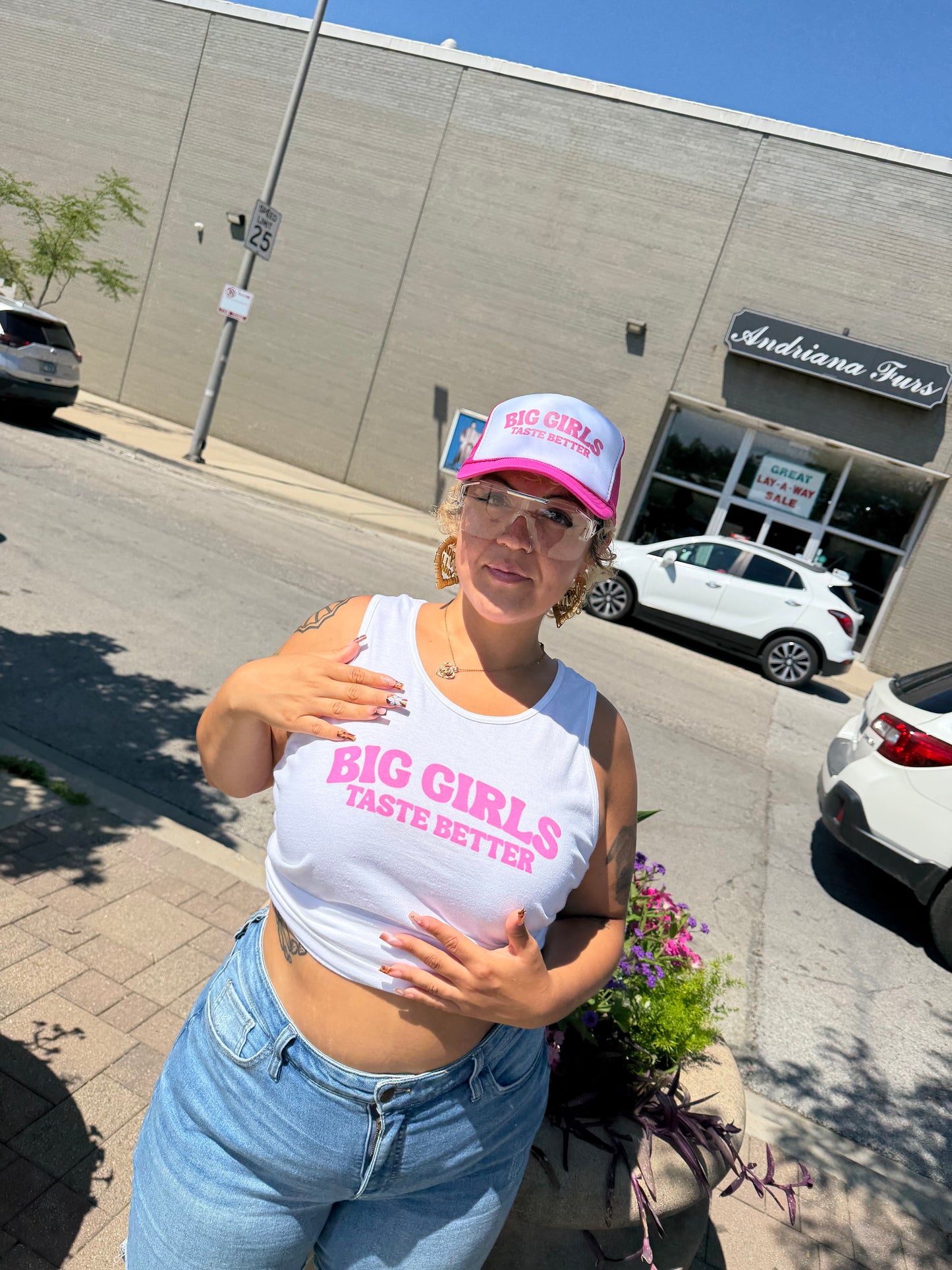 Pink Big Girls Taste Better Tank