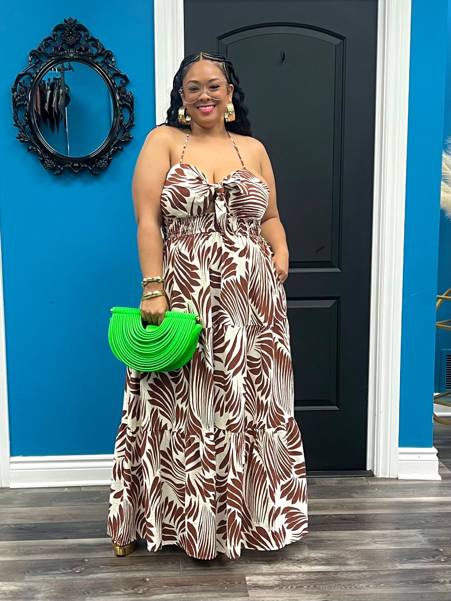 Brown Mecca Maxi Dress