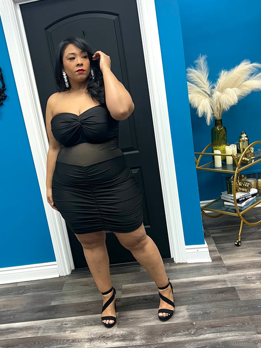 Black Valencia Dress