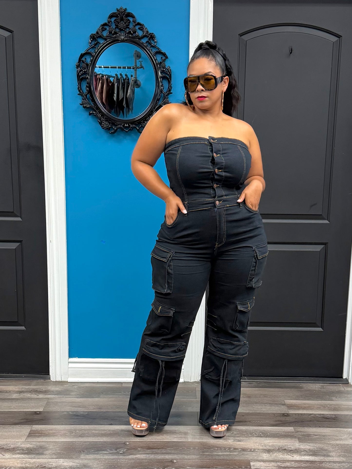 Black Ranita Jumpsuit
