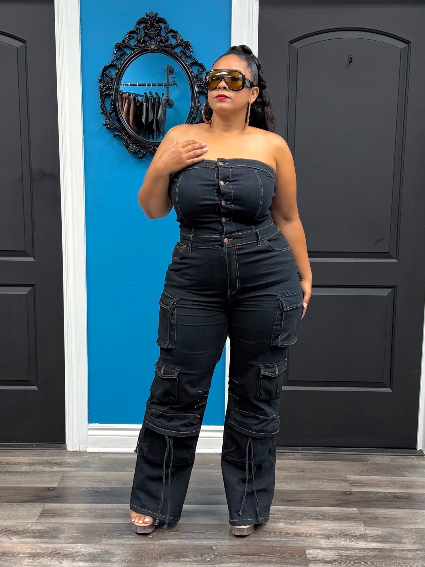 Black Ranita Jumpsuit