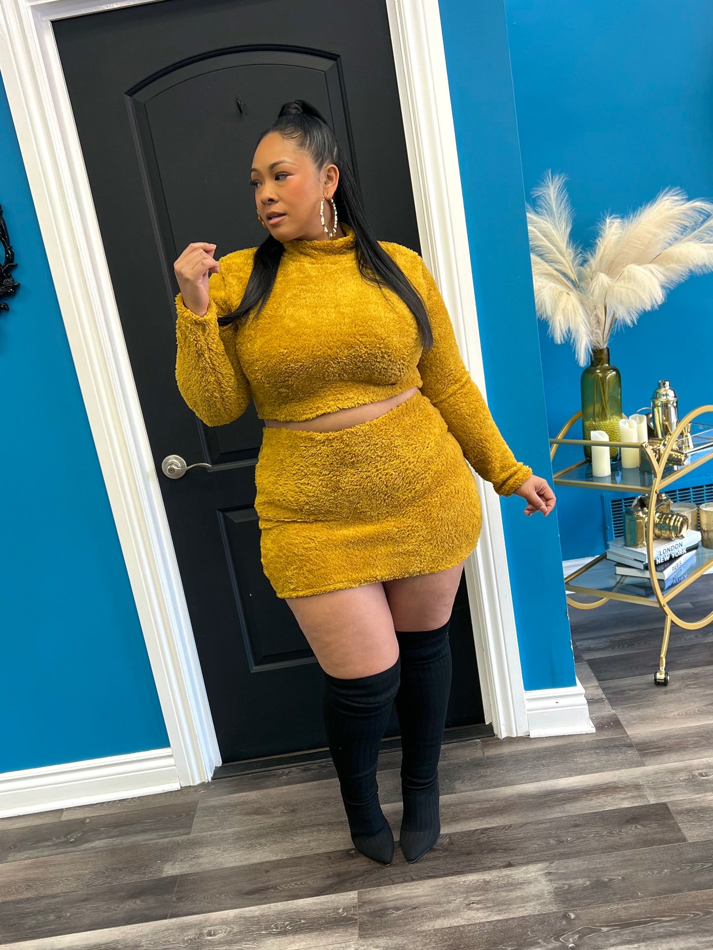 Mustard Cheyenne Skirt Set