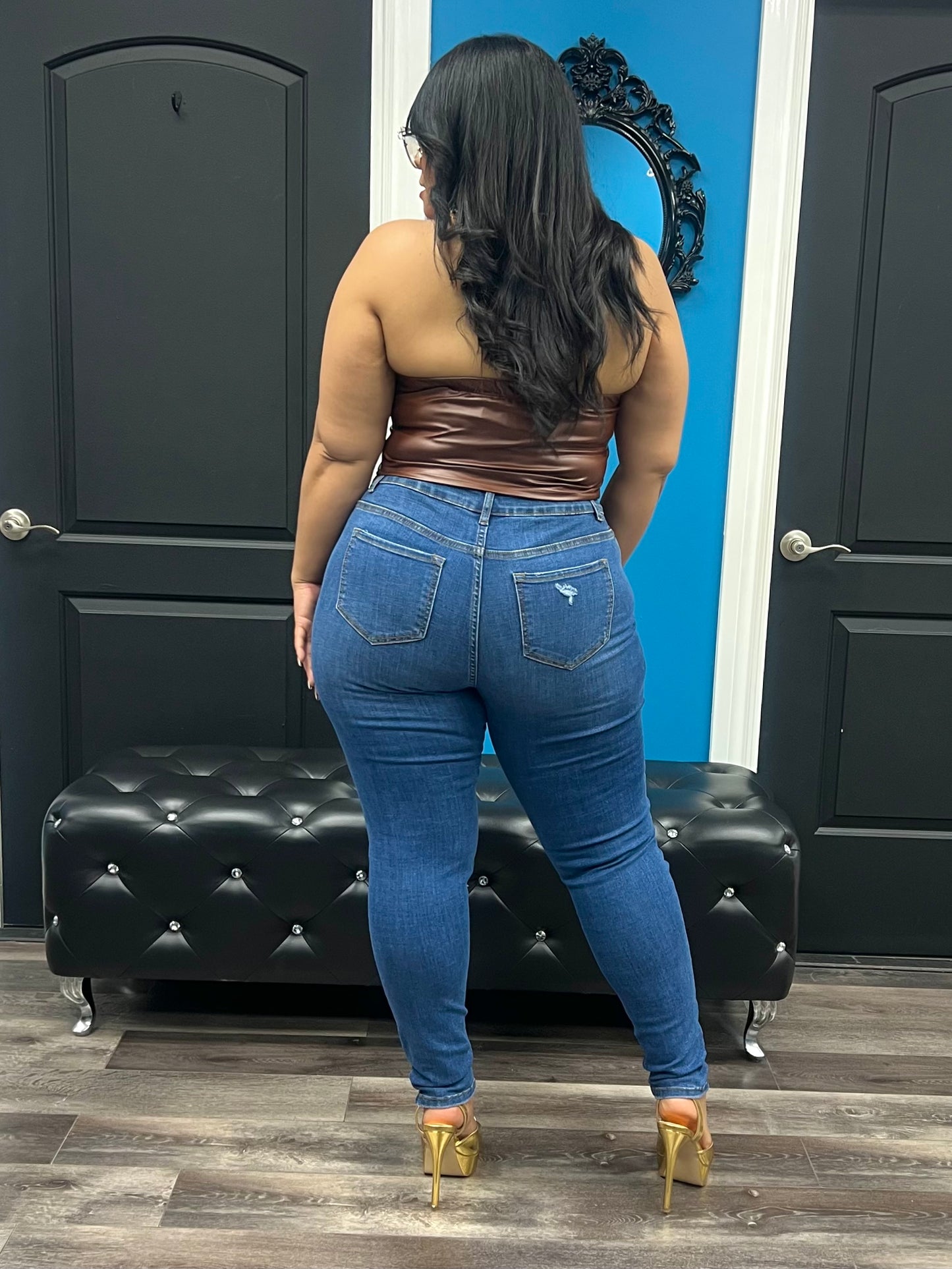 Brown Tyla Top