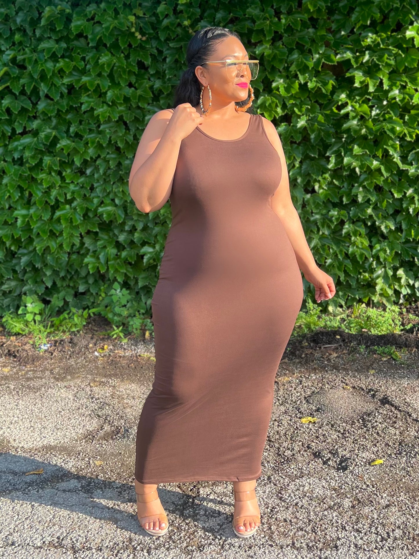 Coffee Basics Maxi Dress
