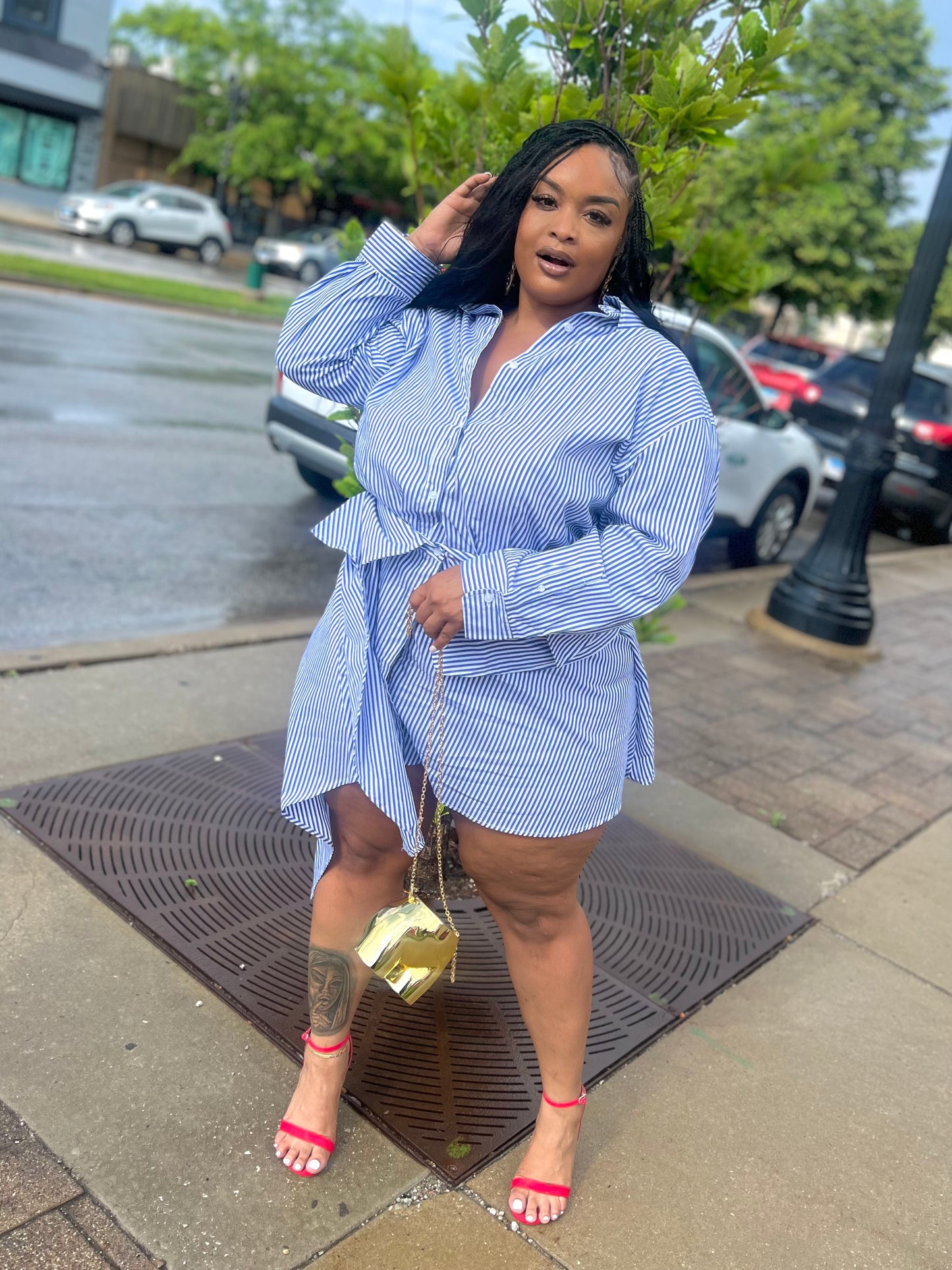 Sailor Shirt Dress