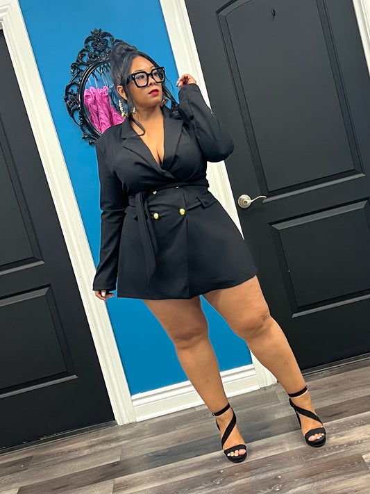 Black Werk Blazer Dress