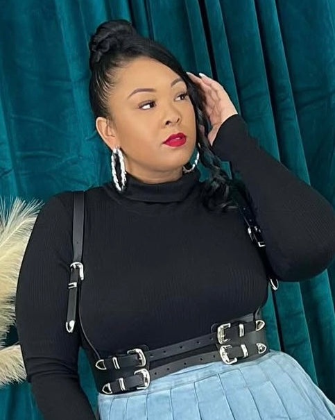 Buckle Suspender Corset Belt