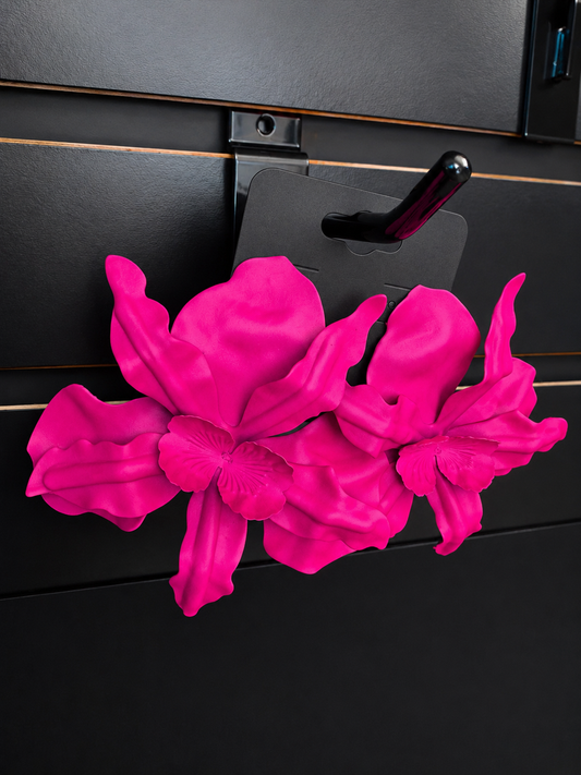 Fuchsia Flora Earrings