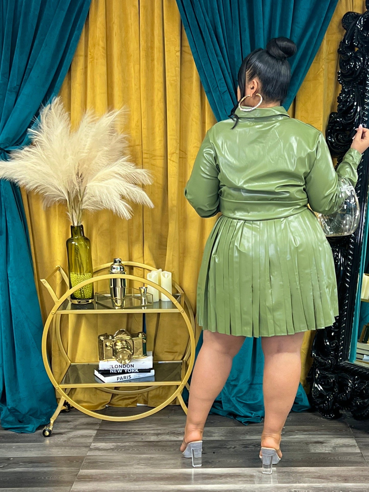 Olive Sierra Skirt Set