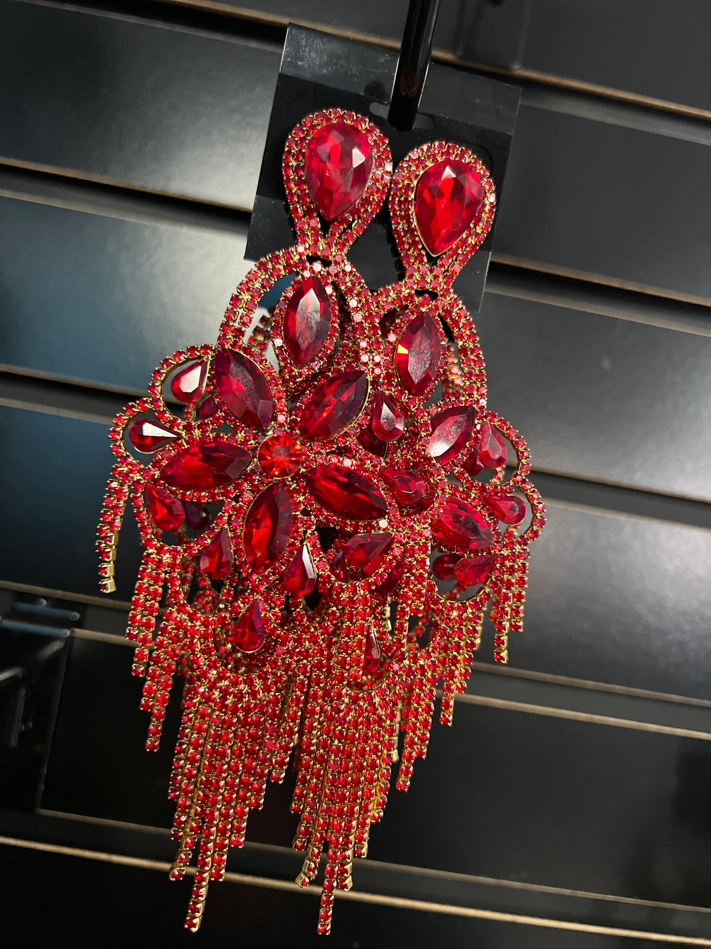 Red Gia Earrings